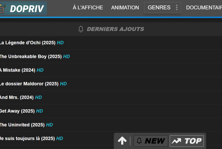 regardez vos films et séries préférés en streaming gratuit hd. profitez d'une large sélection de contenus en haute définition, sans inscription et sans abonnement. accès facile et rapide pour une expérience de visionnage optimale.